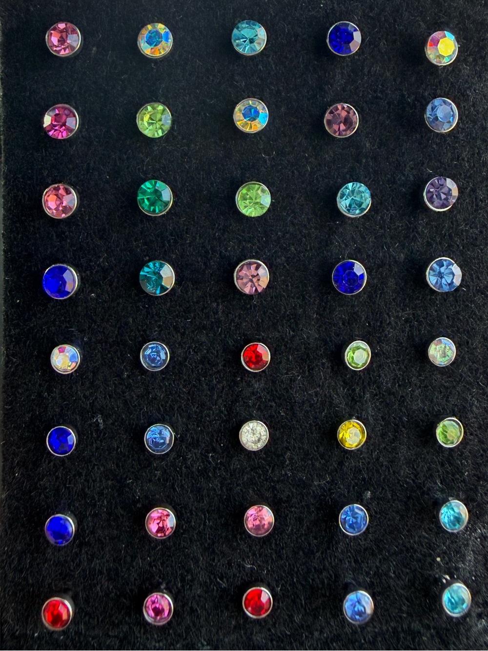 Rhinestone Stud nose ring